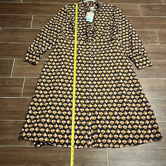 Boden Clover Midi Dress with Sash Waist size 14 - Picture 4 of 7